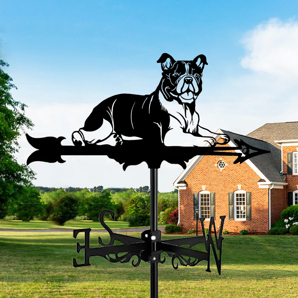 Girouette en Acier Inoxydable Bouledogue Anglais - Image 10
