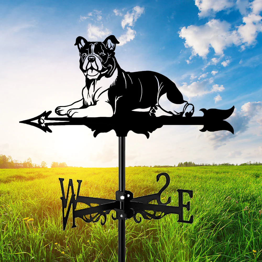 Girouette en Acier Inoxydable Bouledogue Anglais - Image 13