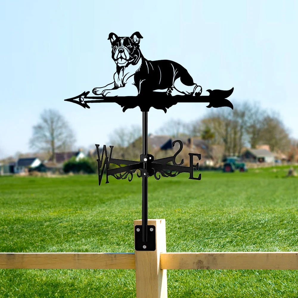 Girouette en Acier Inoxydable Bouledogue Anglais - Image 14