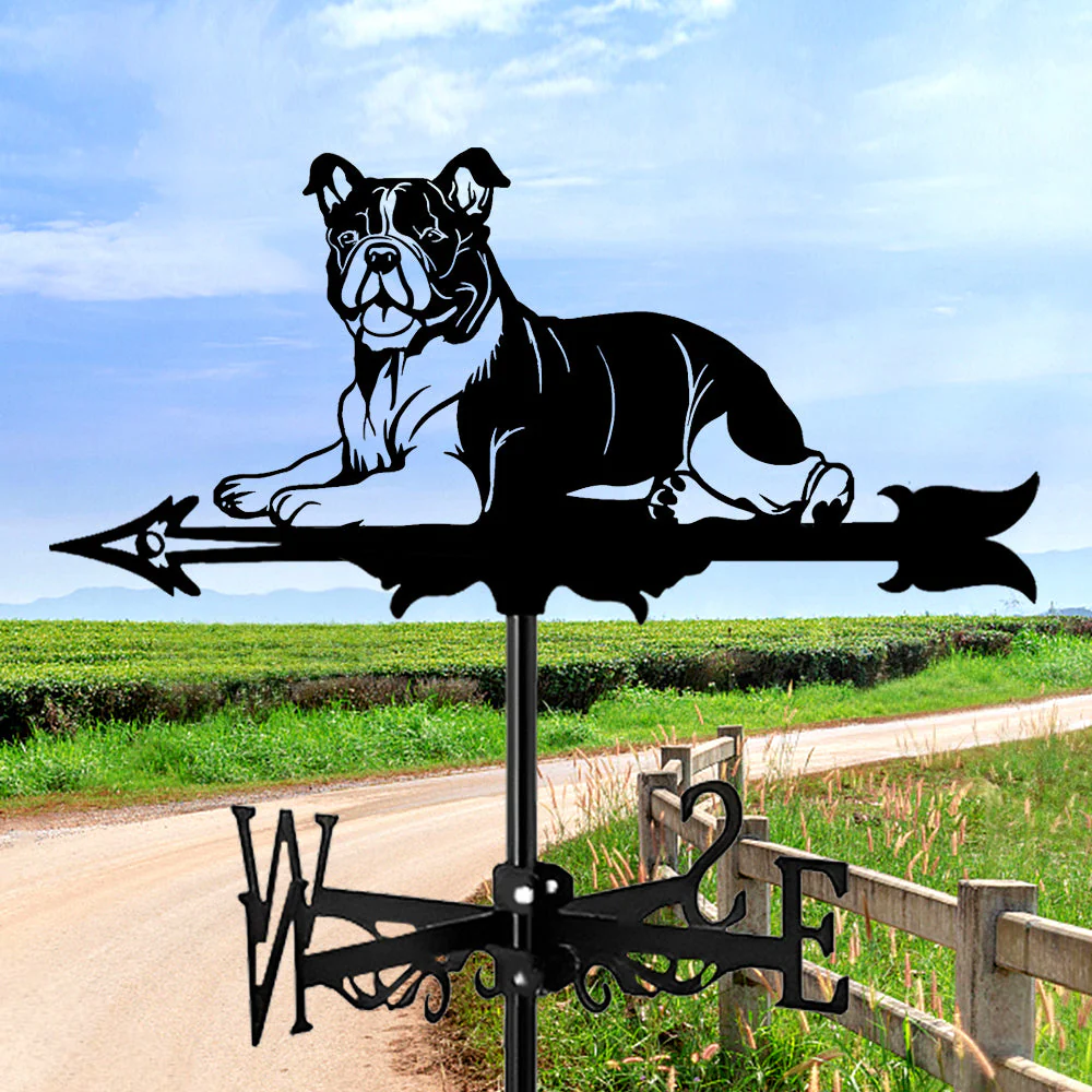 Girouette en Acier Inoxydable Bouledogue Anglais - Image 4