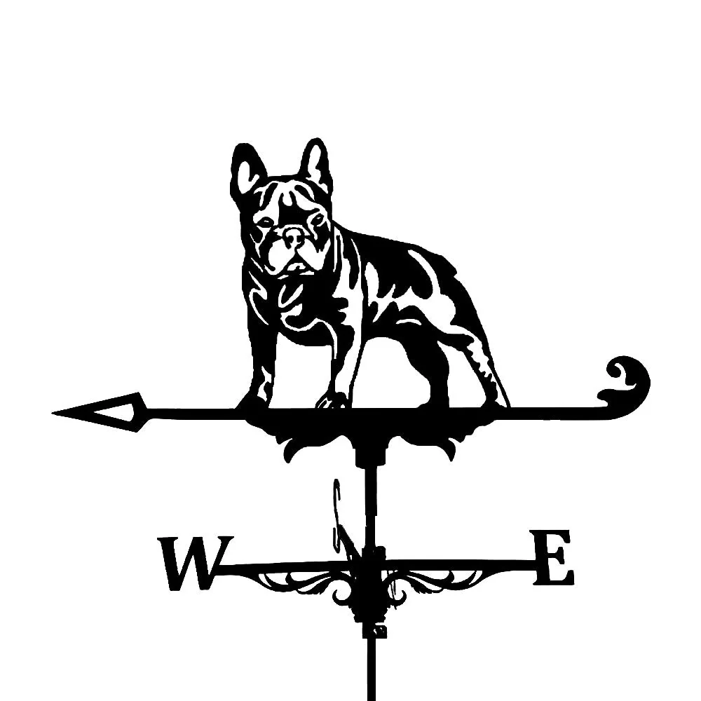 Girouette en Acier Inoxydable Bouledogue Français - Image 10