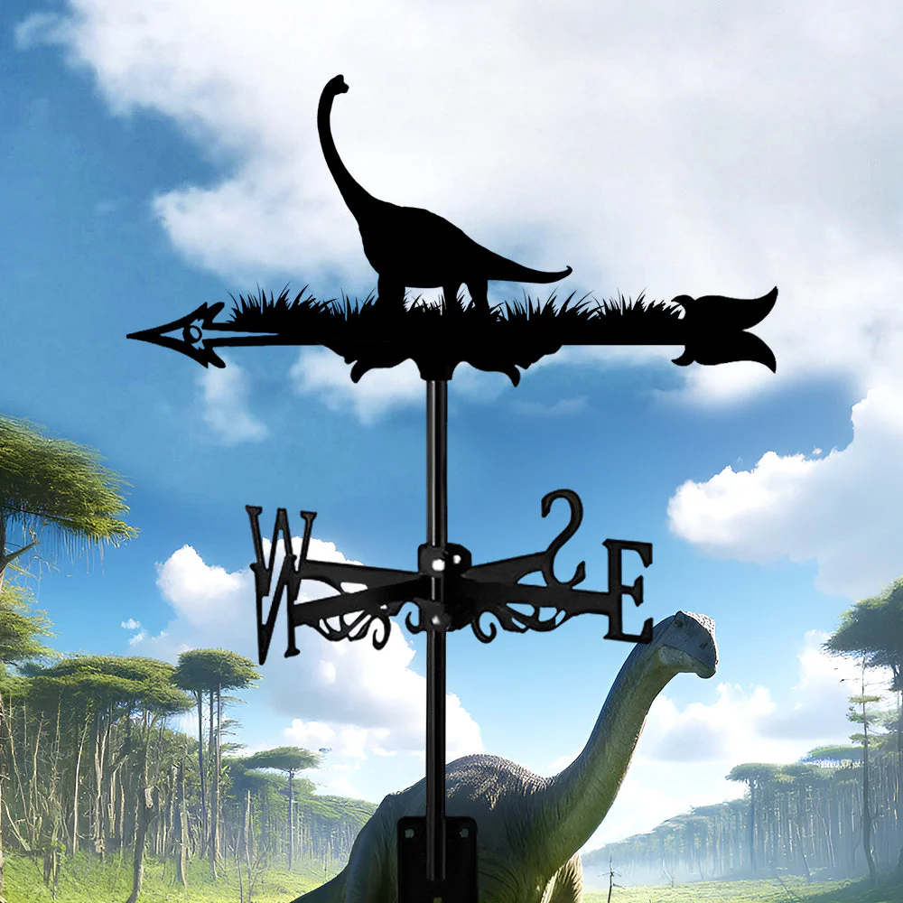Girouette en Acier Inoxydable Brachiosaure - Image 5