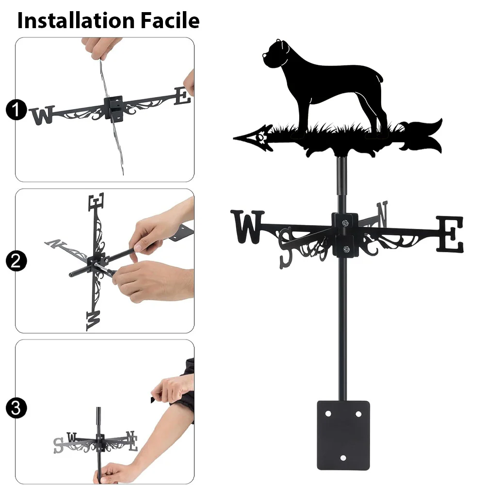 Girouette en Acier Inoxydable Cane Corso - Image 6