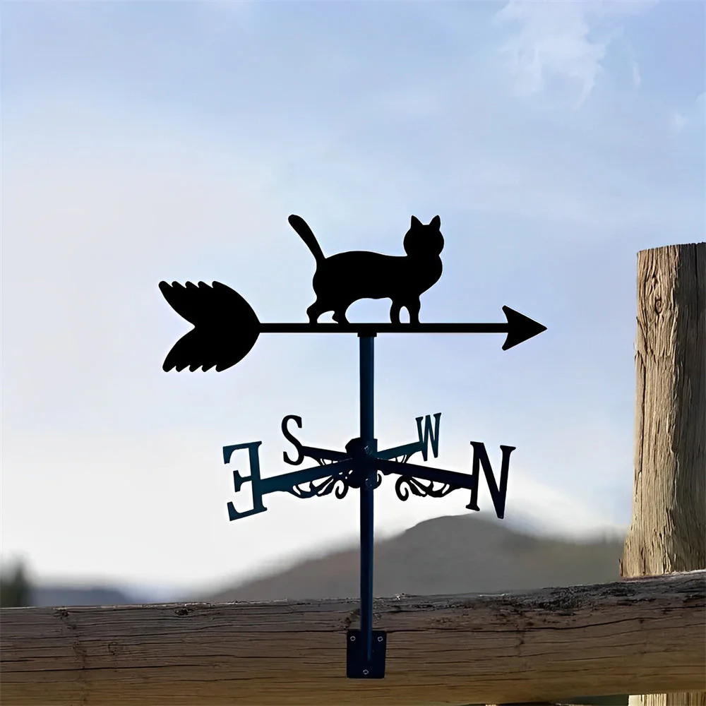Girouette en Acier Inoxydable Chat - Image 5