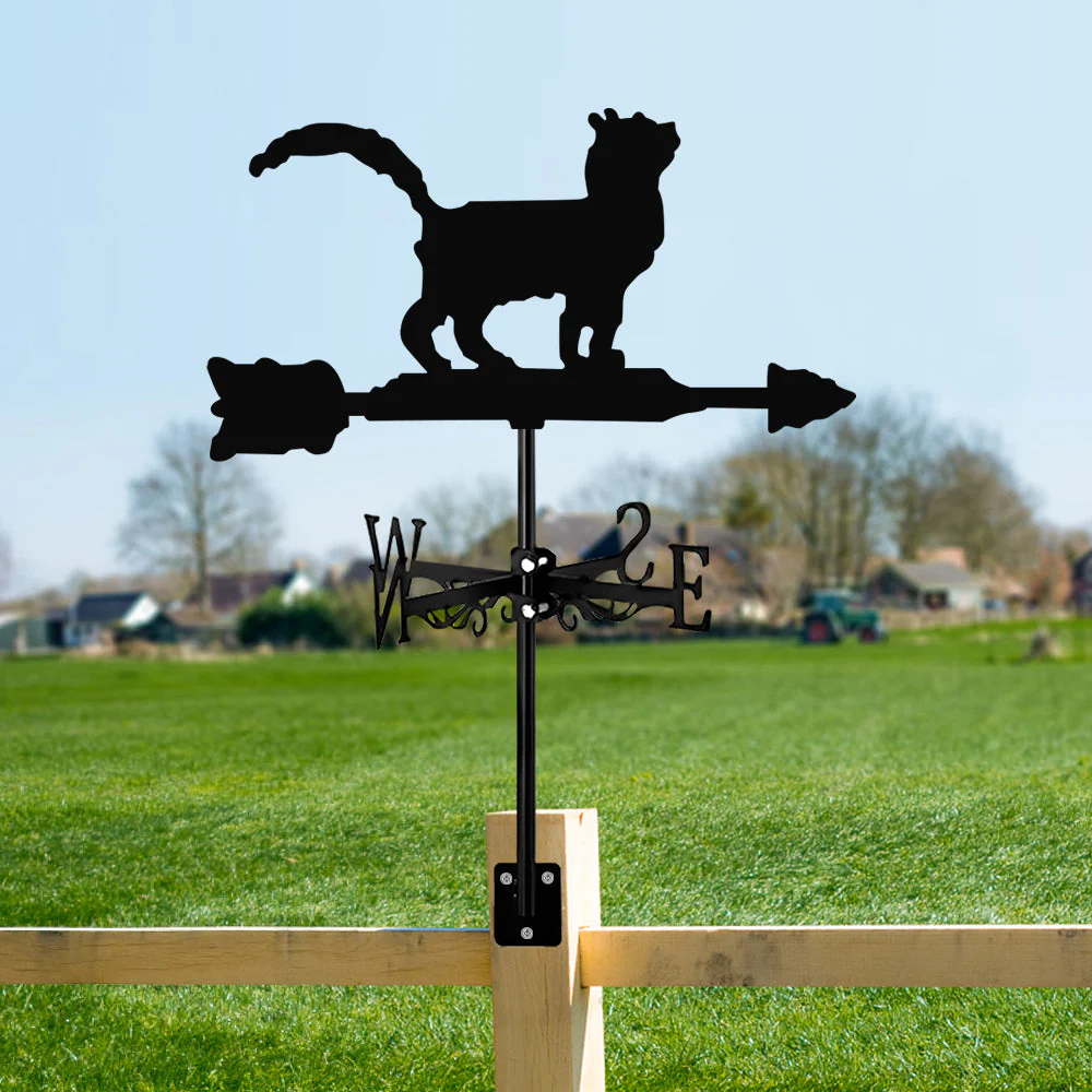Girouette en Acier Inoxydable Chat - Image 10