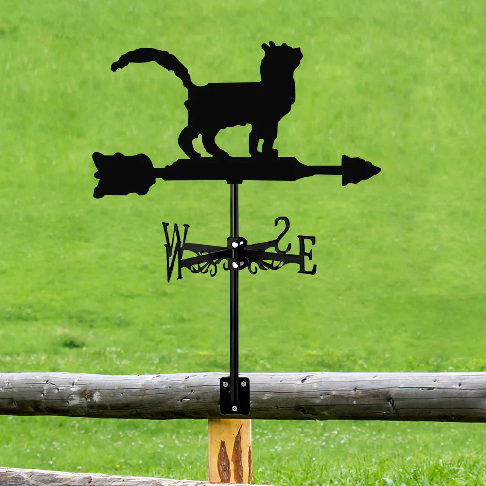 Girouette en Acier Inoxydable Chat - Image 11