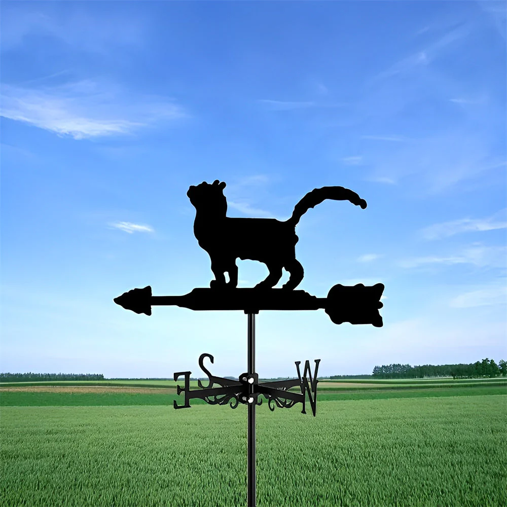 Girouette en Acier Inoxydable Chat - Image 13