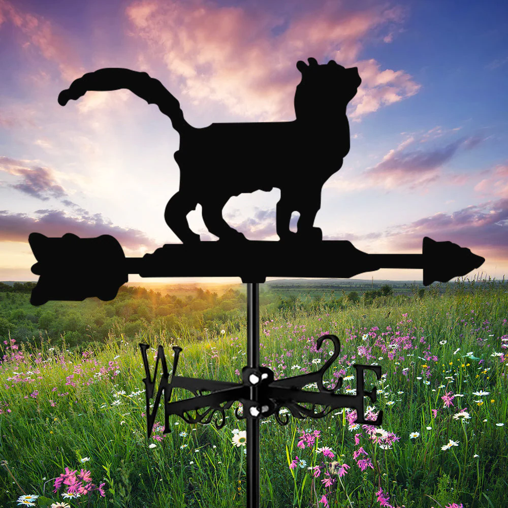 Girouette en Acier Inoxydable Chat - Image 9