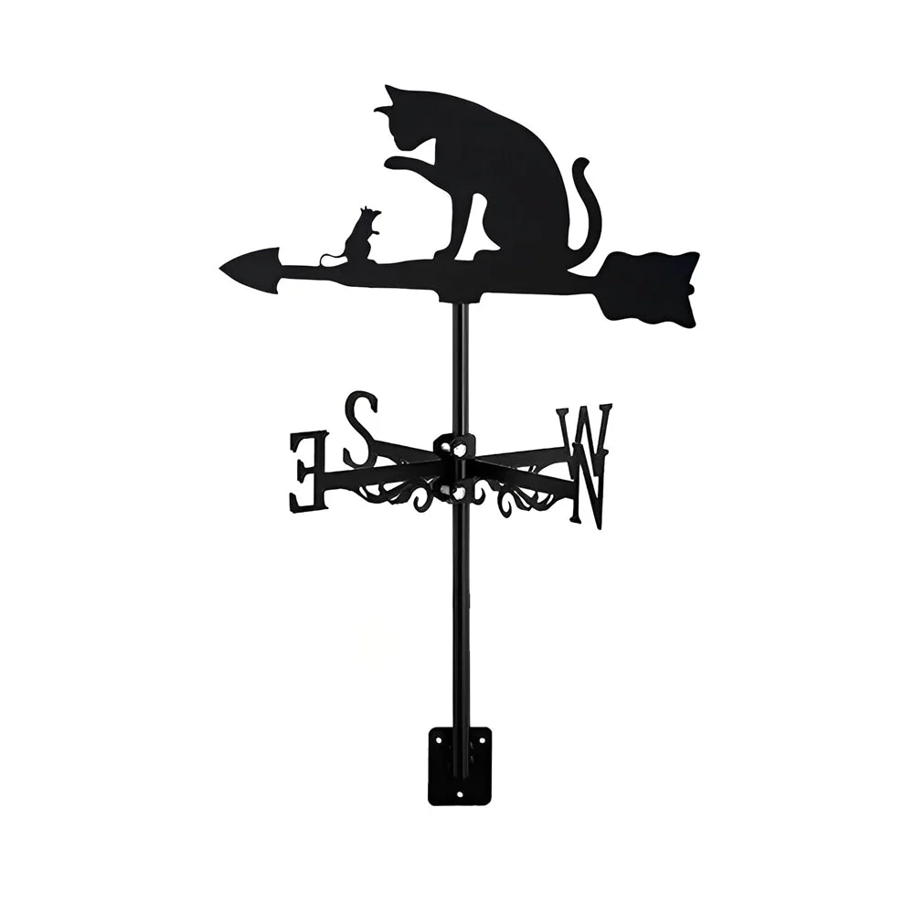 Girouette en Acier Inoxydable Chat et Souris - Image 9