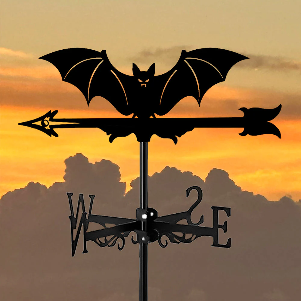 Girouette en Acier Inoxydable Chauve-souris - Image 9