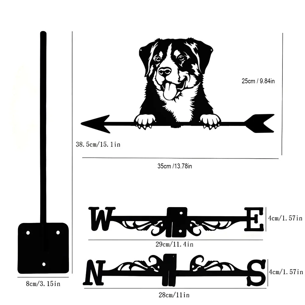 Girouette en Acier Inoxydable Chien Appenzeller Sennenhund - Image 16