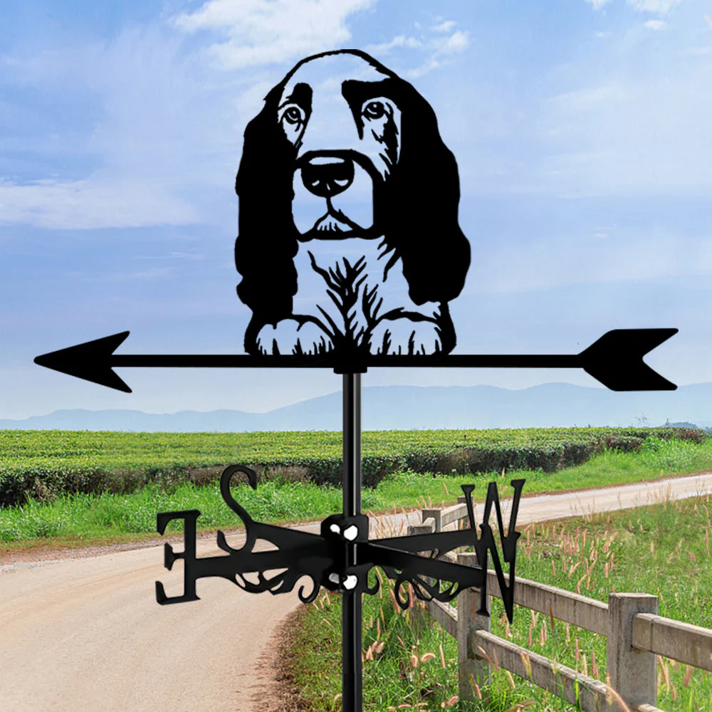 Girouette en Acier Inoxydable Chien Field Spaniel - Image 6