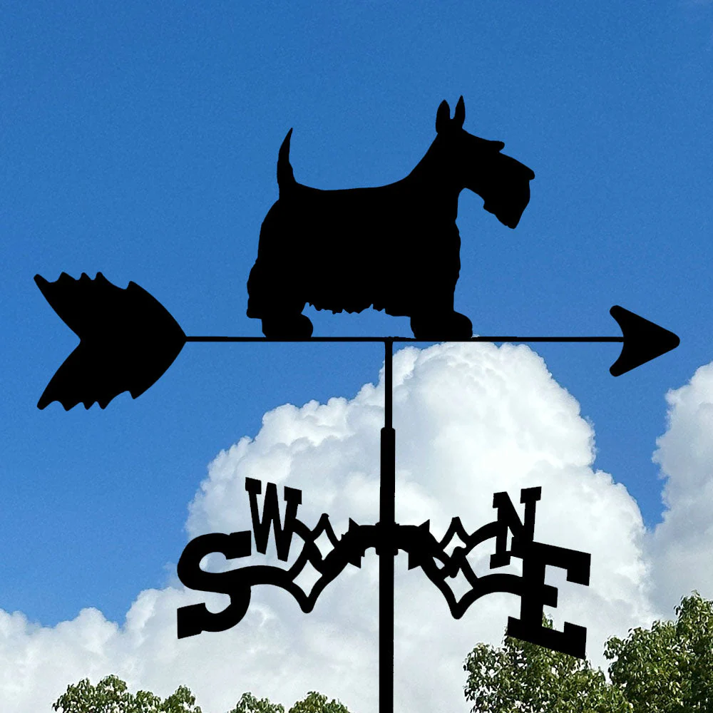 Girouette en Acier Inoxydable Chien Scottish Terrier - Image 4
