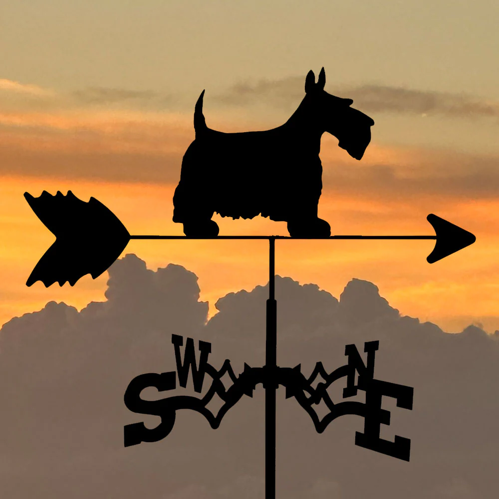 Girouette en Acier Inoxydable Chien Scottish Terrier - Image 6