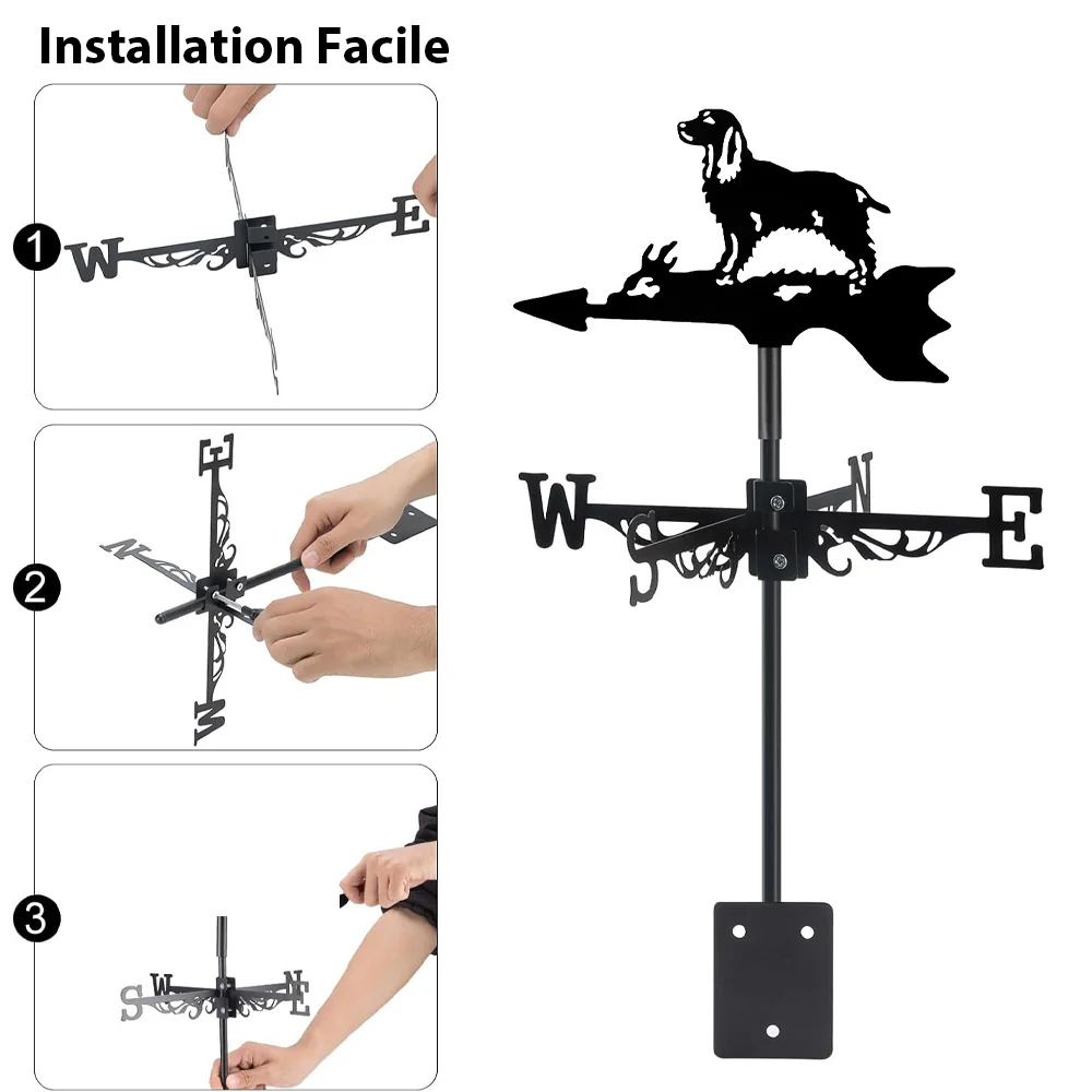 Girouette en Acier Inoxydable Cocker Spaniel - Image 8
