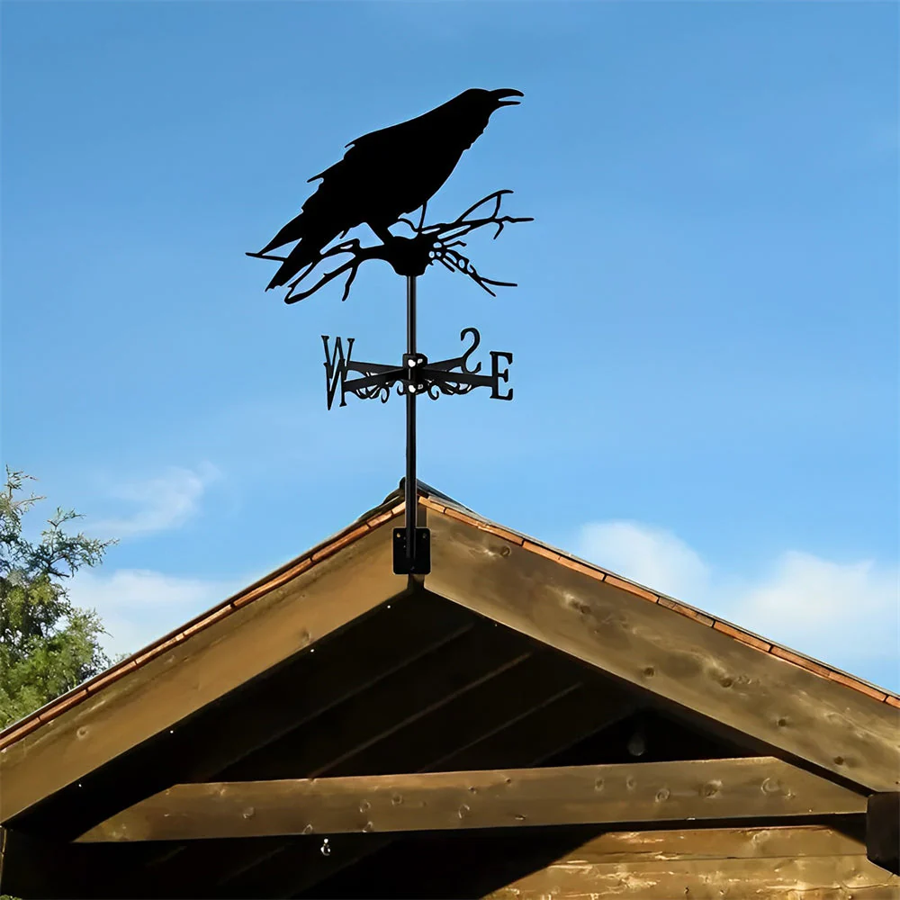 Girouette en Acier Inoxydable Corbeau - Image 6