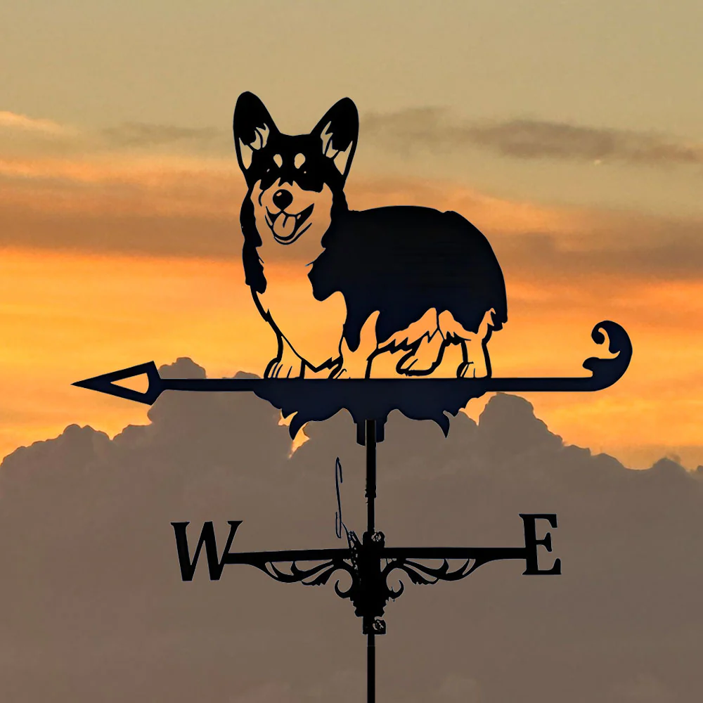 Girouette en Acier Inoxydable Corgi - Image 5