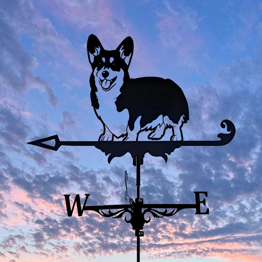 Girouette en Acier Inoxydable Corgi - Image 6