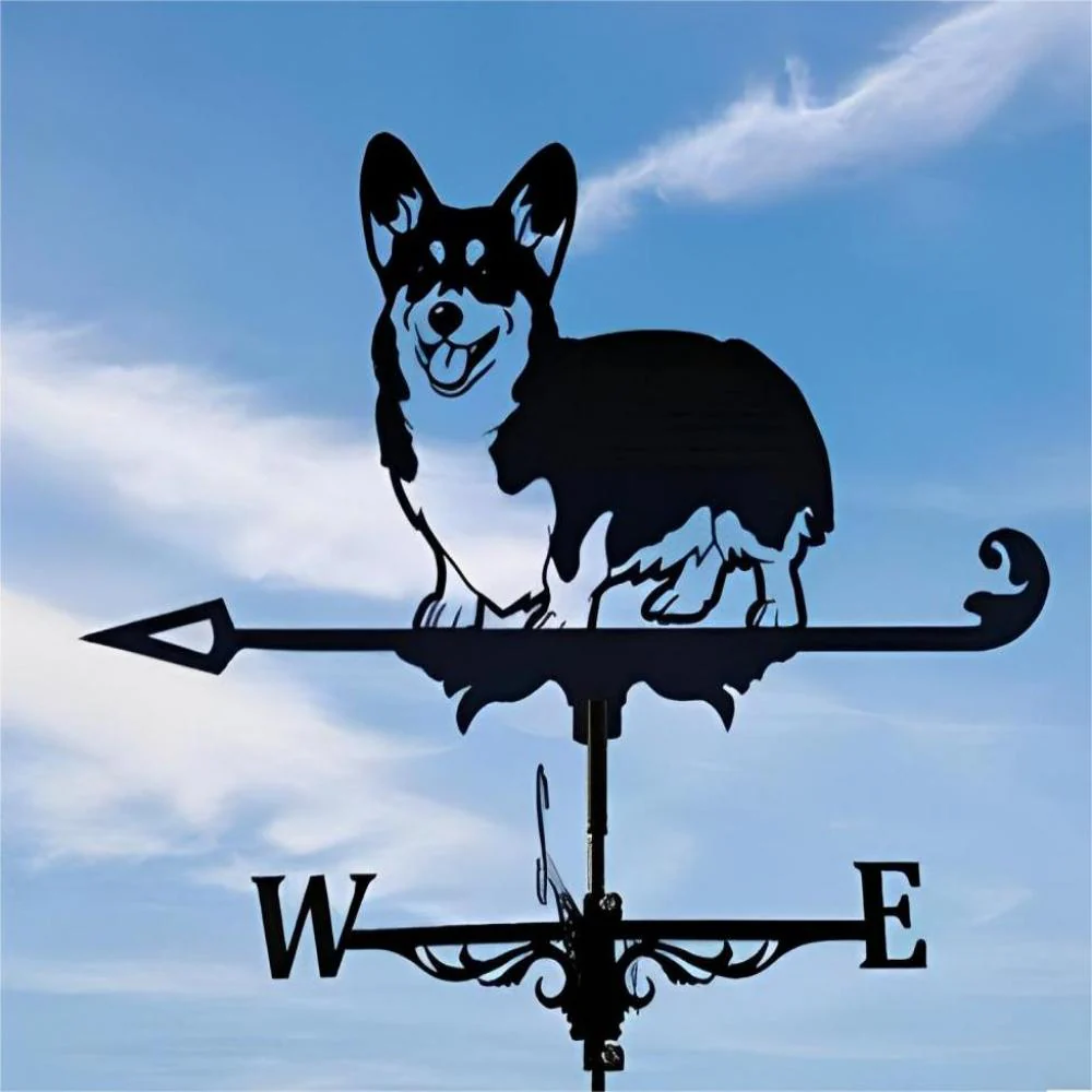 Girouette en Acier Inoxydable Corgi - Image 7