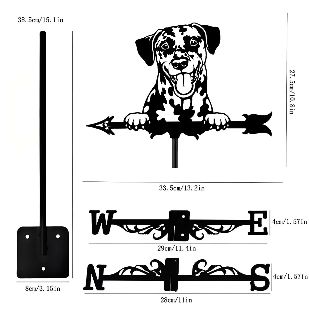 Girouette en Acier Inoxydable Dalmatien - Image 19