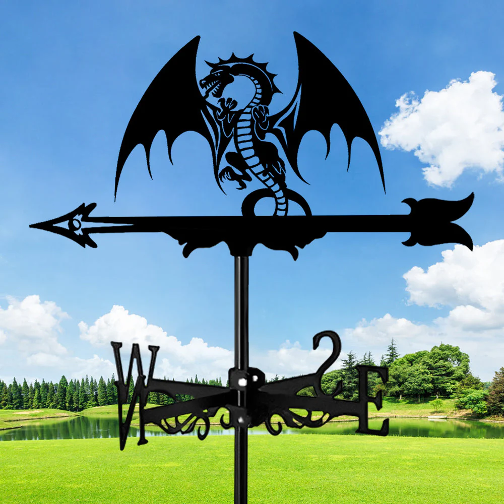 Girouette en Acier Inoxydable Dragon Volant - Image 5