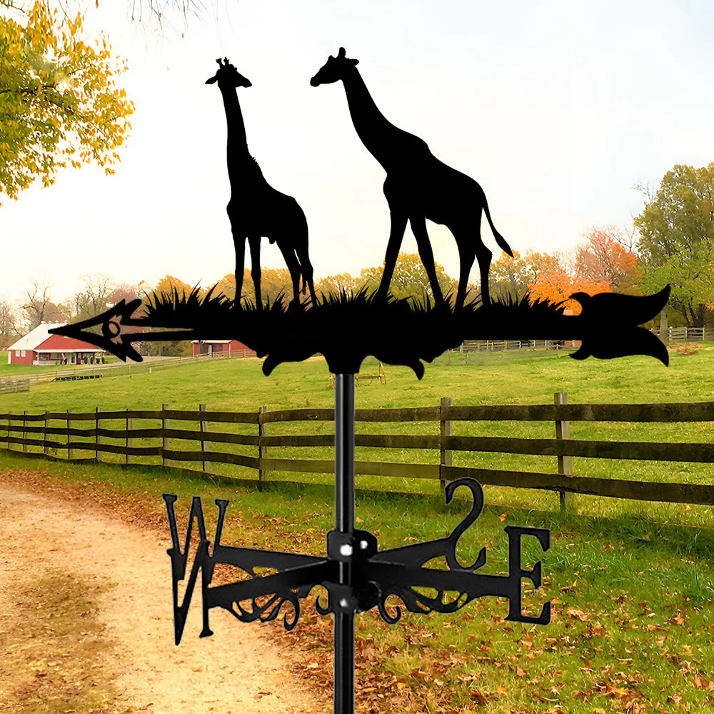 Girouette en Acier Inoxydable Girafe - Image 10