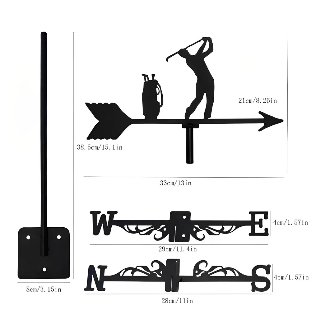 Girouette en Acier Inoxydable Golf - Image 12