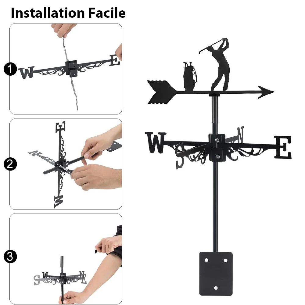 Girouette en Acier Inoxydable Golf - Image 9