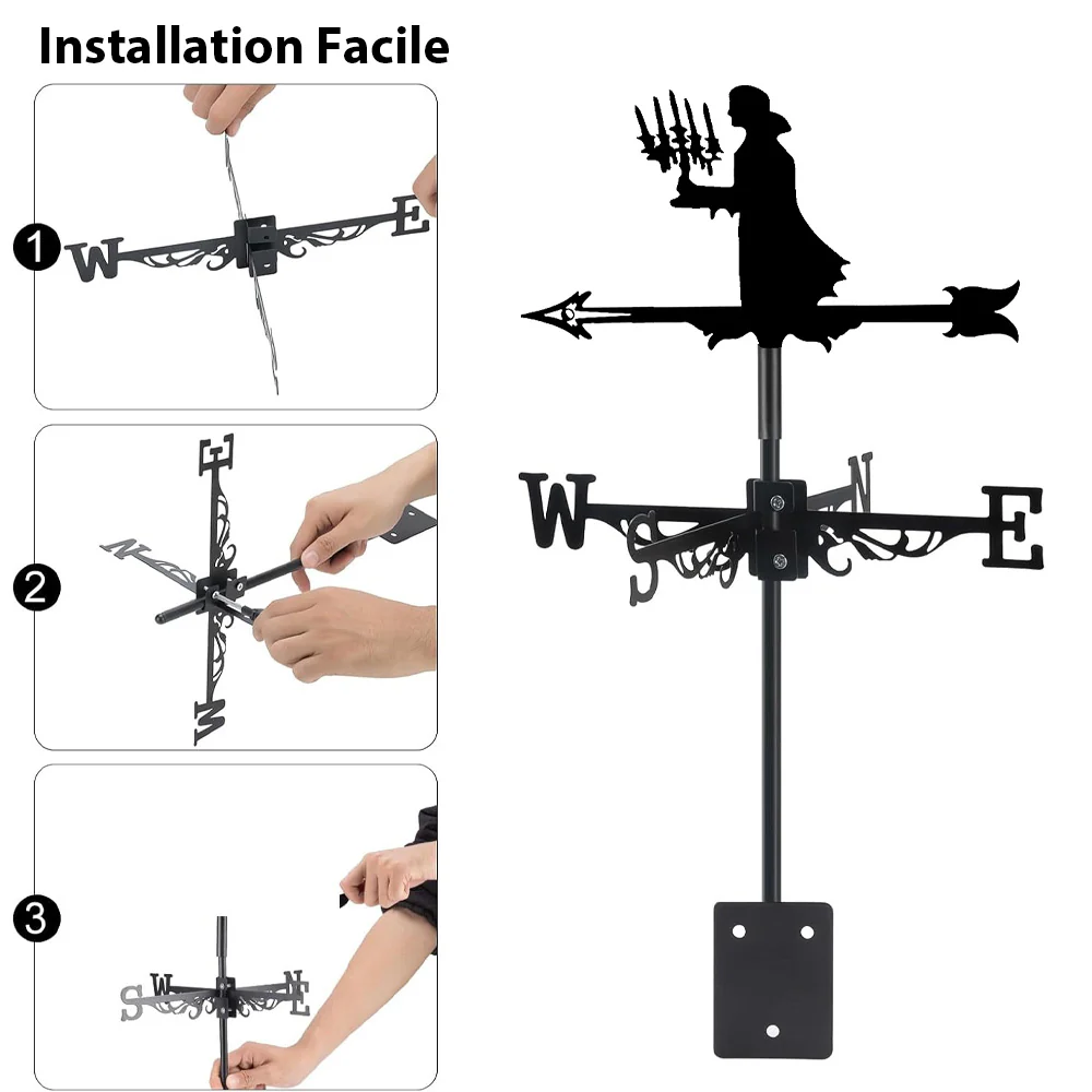 Girouette en Acier Inoxydable Halloween Vampire - Image 8