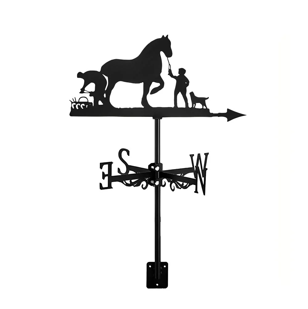 Girouette en Acier Inoxydable Homme et Cheval - Image 10