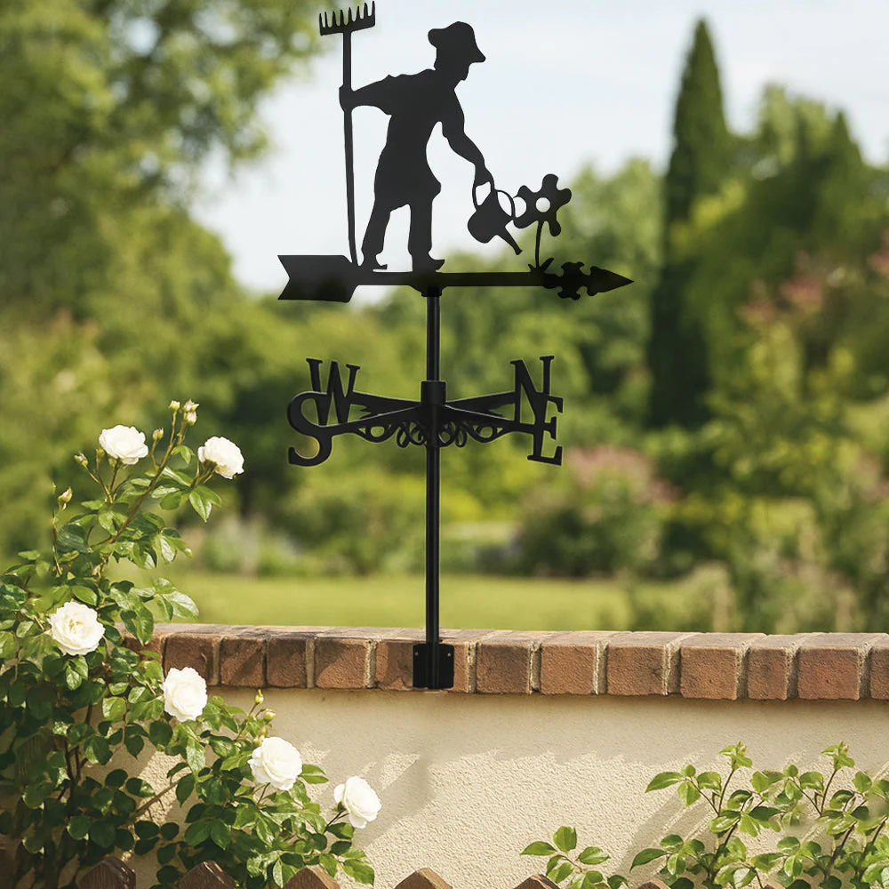 Girouette en Acier Inoxydable Jardinier - Image 2