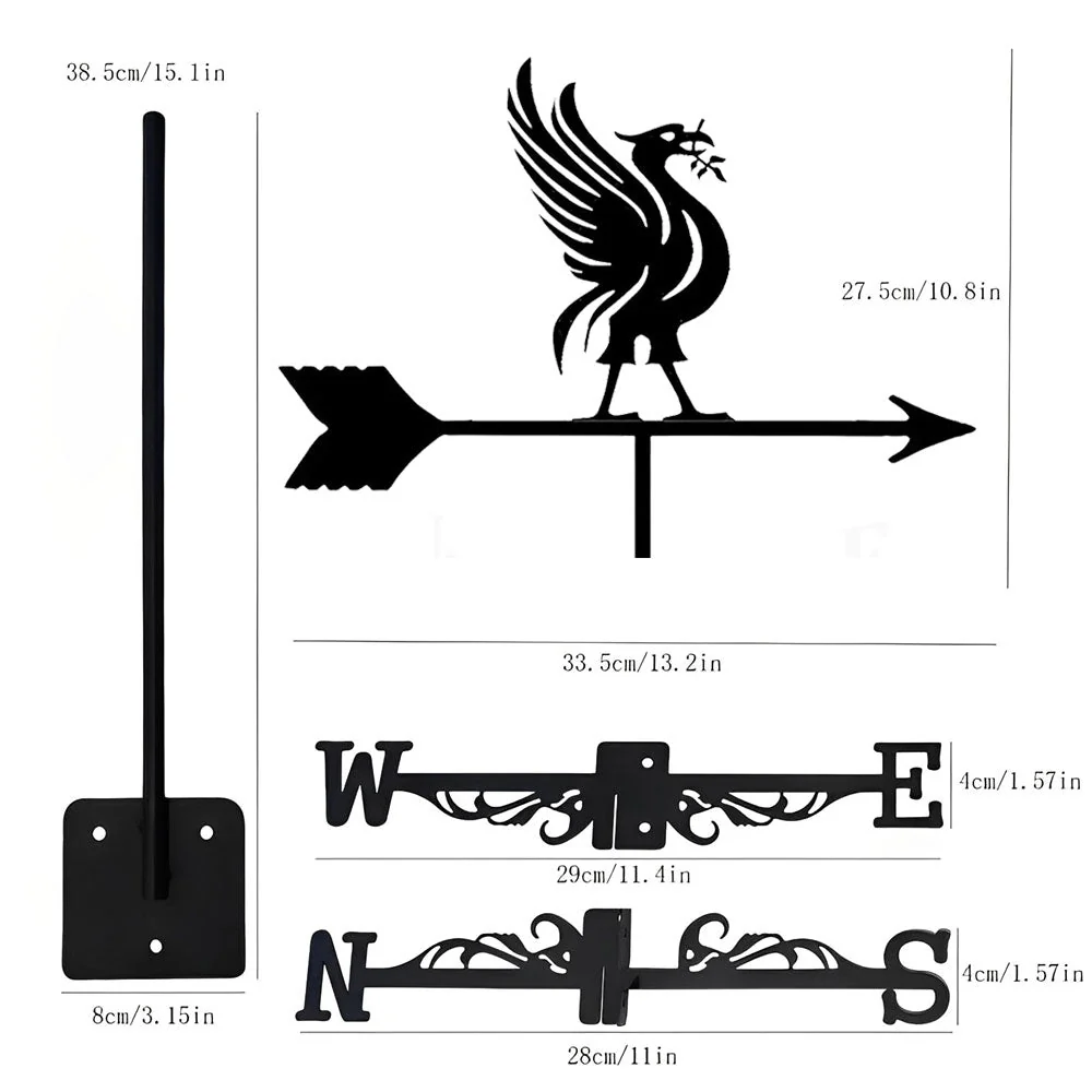 Girouette en Acier Inoxydable Liver Bird - Image 10