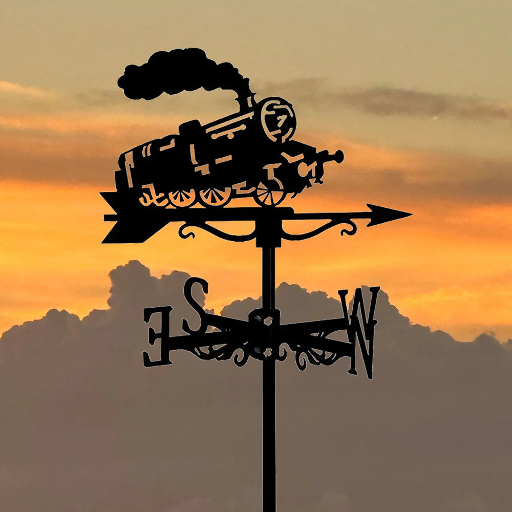 Girouette en Acier Inoxydable Locomotive - Image 6
