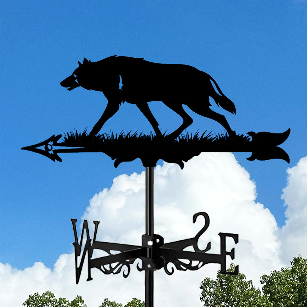 Girouette en Acier Inoxydable Loup - Image 13