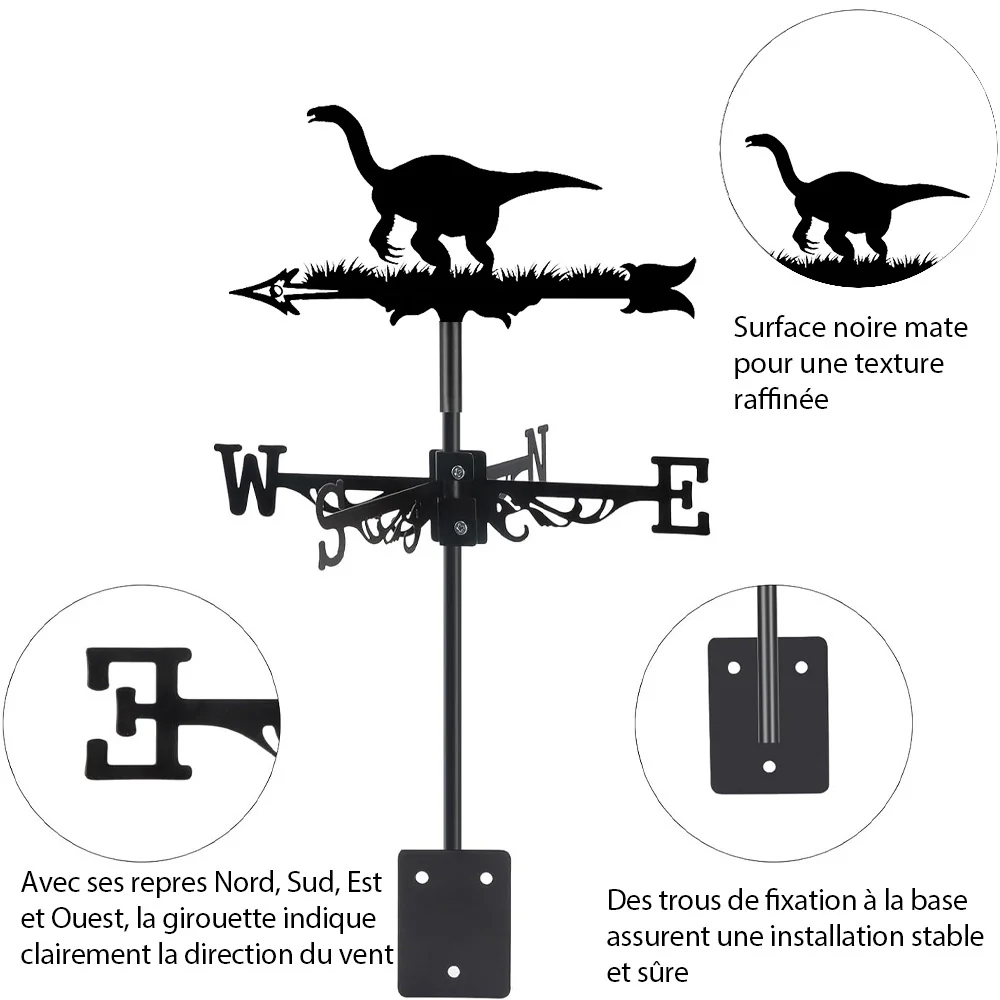 Girouette en Acier Inoxydable Nothronychus - Image 9