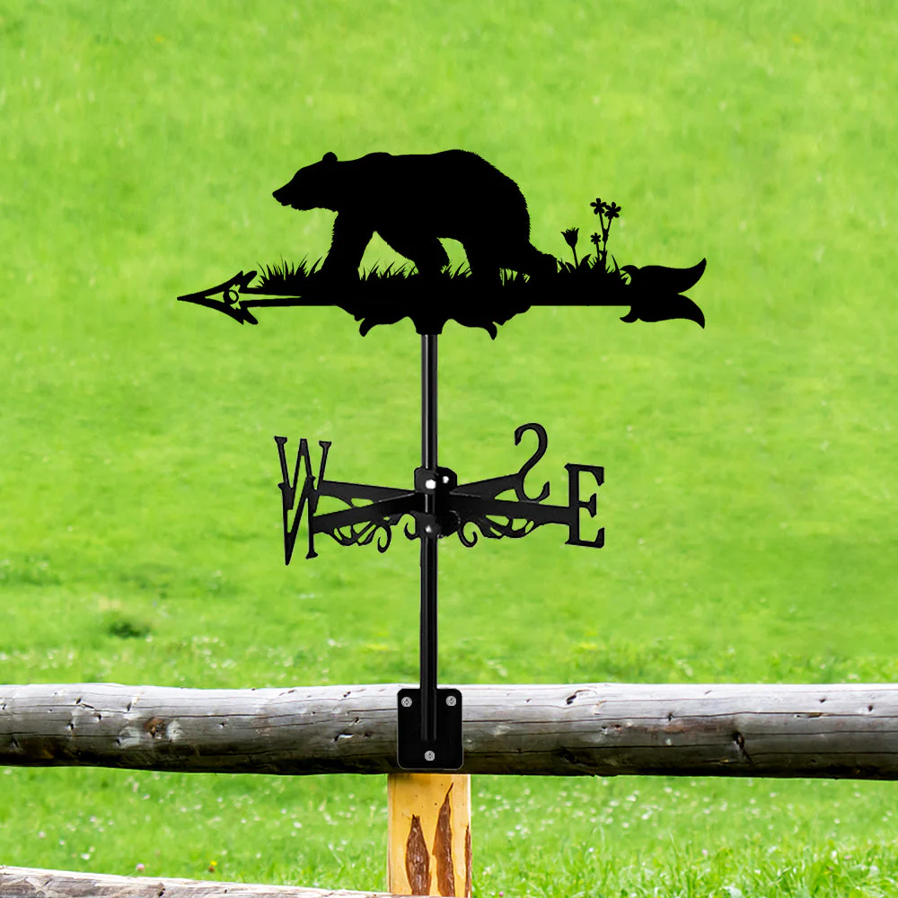 Girouette en Acier Inoxydable Ours - Image 15