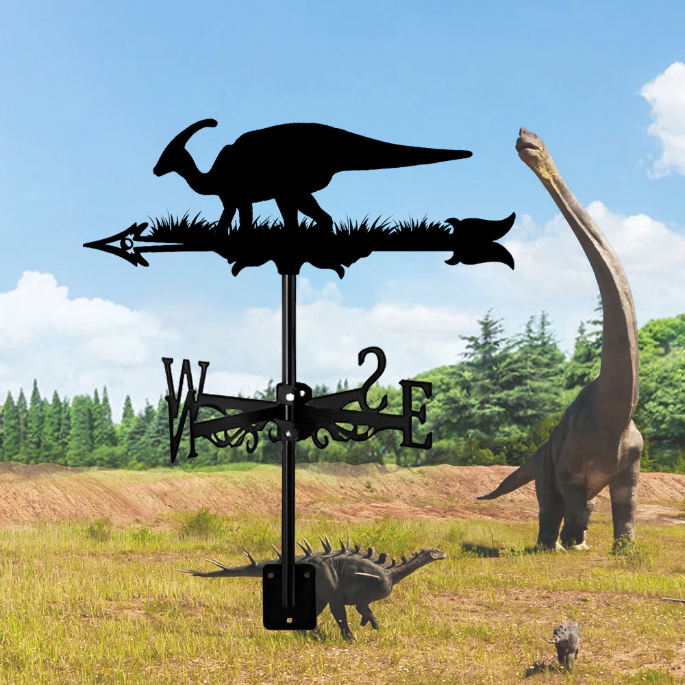 Girouette en Acier Inoxydable Parasaurolophus - Image 7