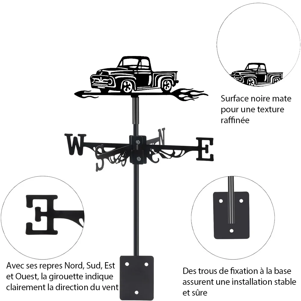 Girouette en Acier Inoxydable Pick-up - Image 10