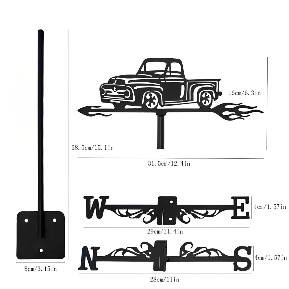 Girouette en Acier Inoxydable Pick-up - Image 11