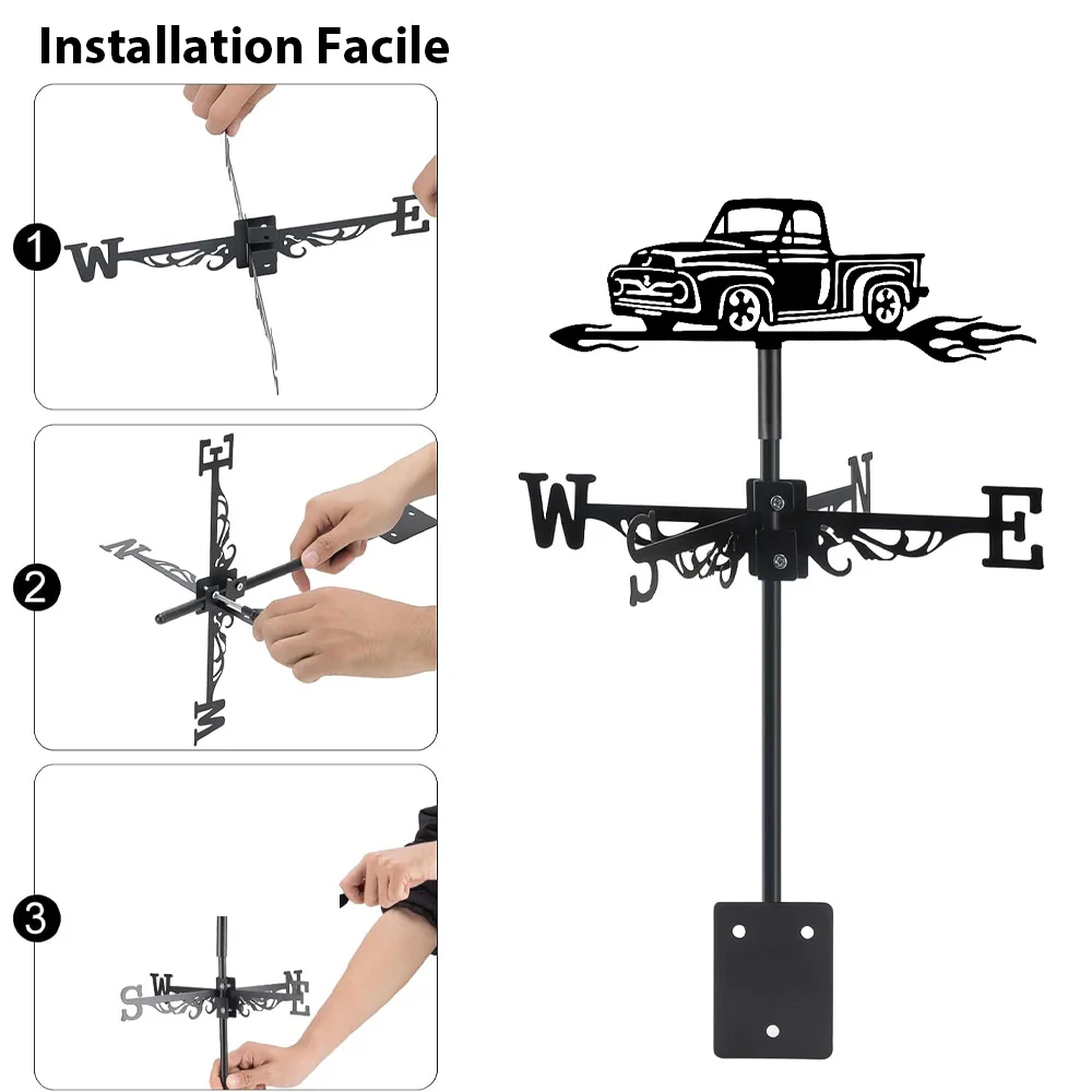 Girouette en Acier Inoxydable Pick-up - Image 9