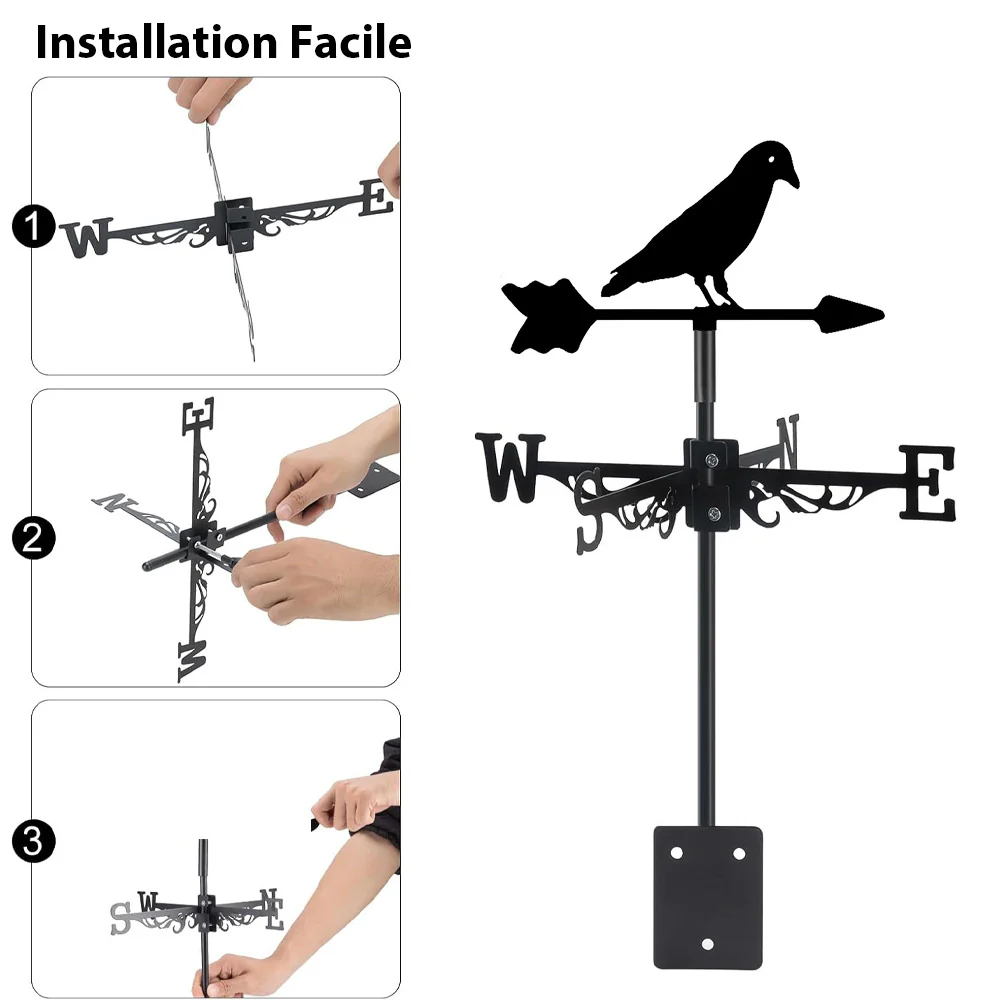 Girouette en Acier Inoxydable Pigeon - Image 8