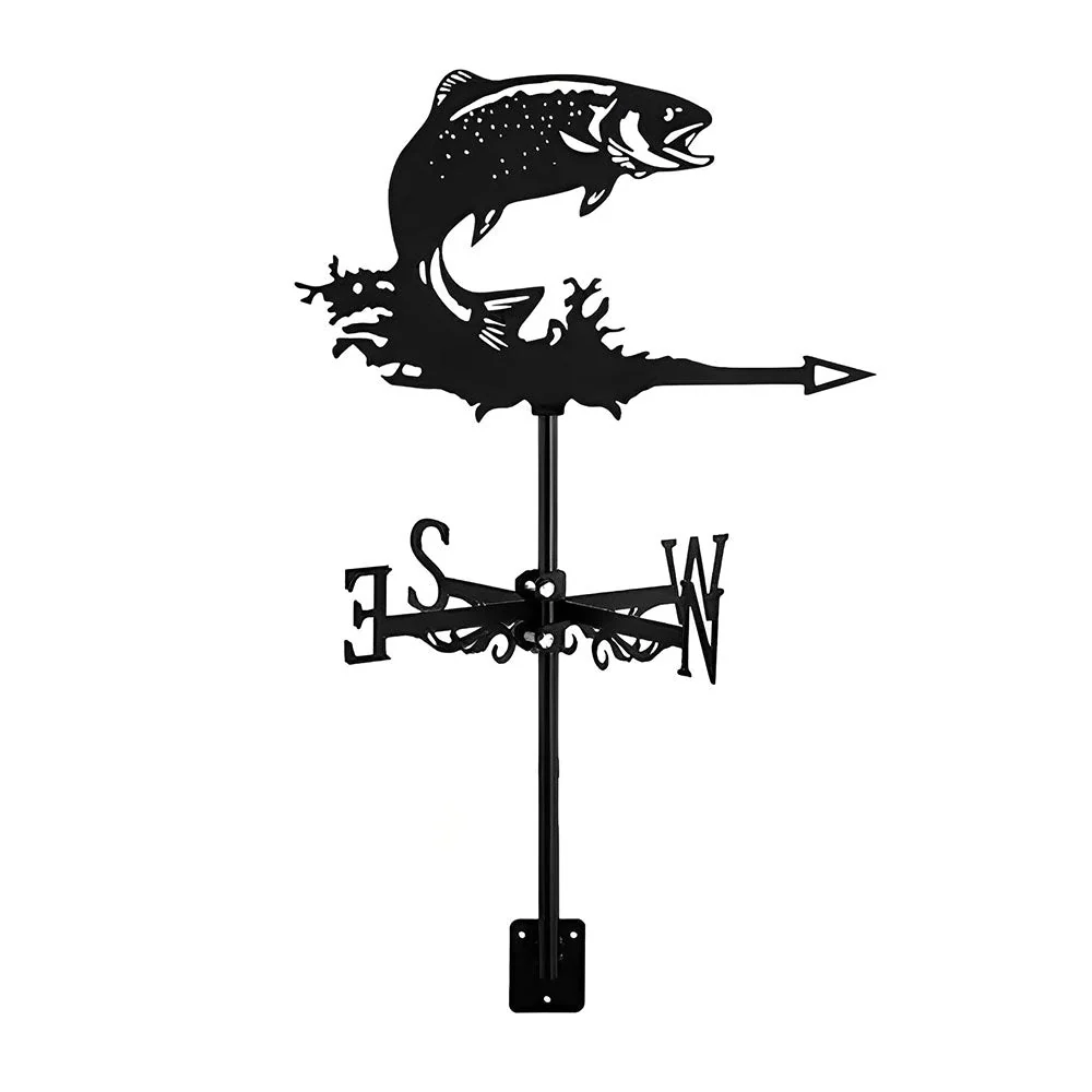 Girouette en Acier Inoxydable Poisson - Image 9