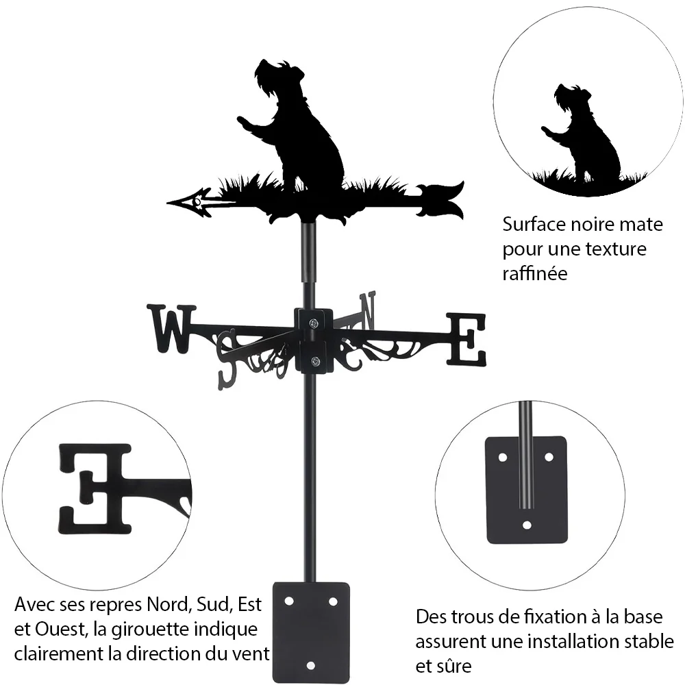 Girouette en Acier Inoxydable Scottish Terrier - Image 17
