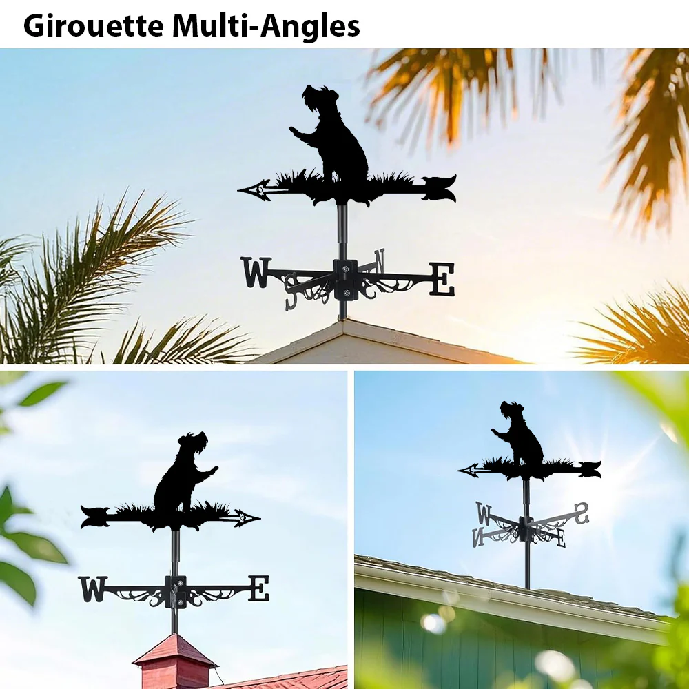 Girouette en Acier Inoxydable Scottish Terrier - Image 3