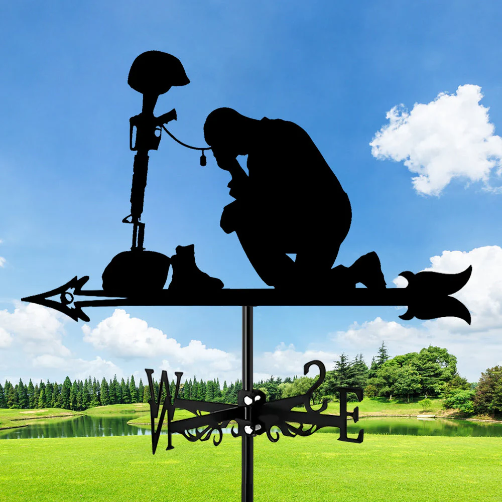 Girouette en Acier Inoxydable Soldats Tombés en Mémoire - Image 10