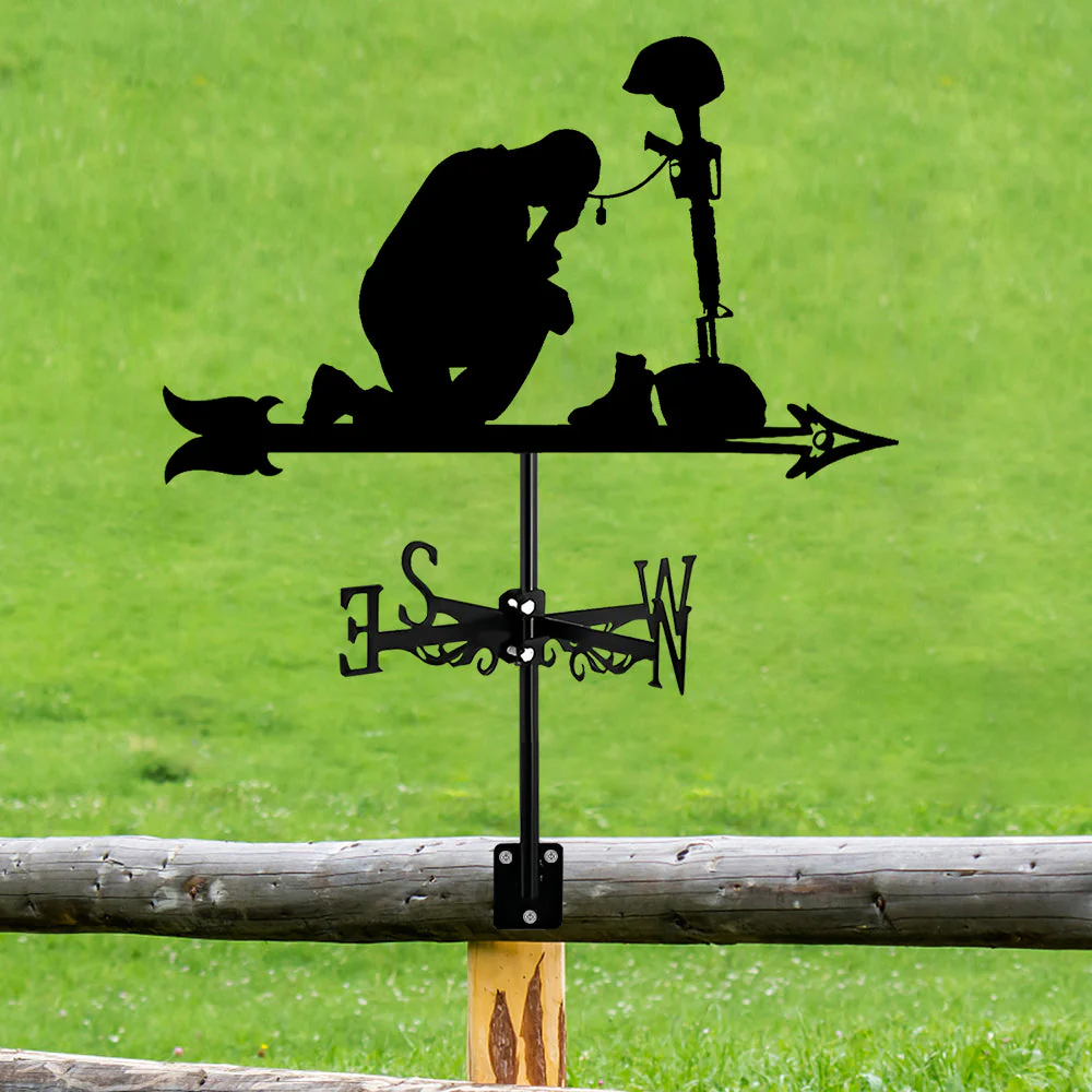 Girouette en Acier Inoxydable Soldats Tombés en Mémoire - Image 12