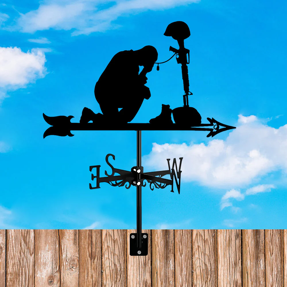 Girouette en Acier Inoxydable Soldats Tombés en Mémoire - Image 13