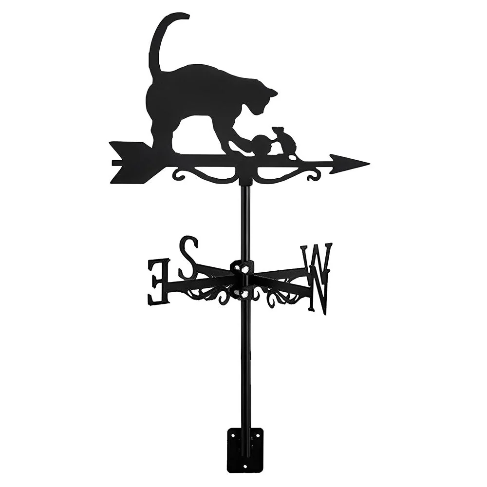 Girouette en Acier Inoxydable Souris et Chat - Image 9