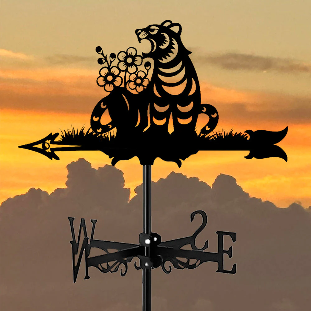 Girouette en Acier Inoxydable Tigre - Image 8