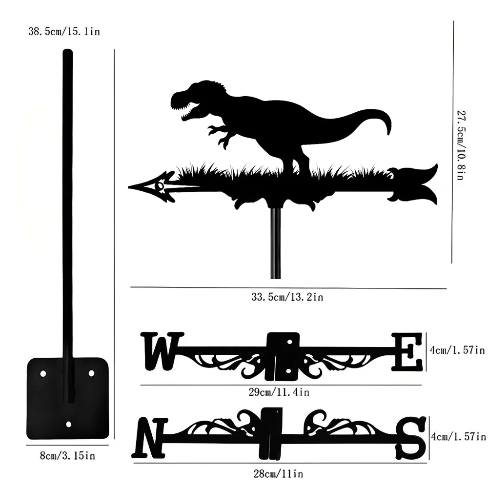 Girouette en Acier Inoxydable Tyrannosaurus - Image 11